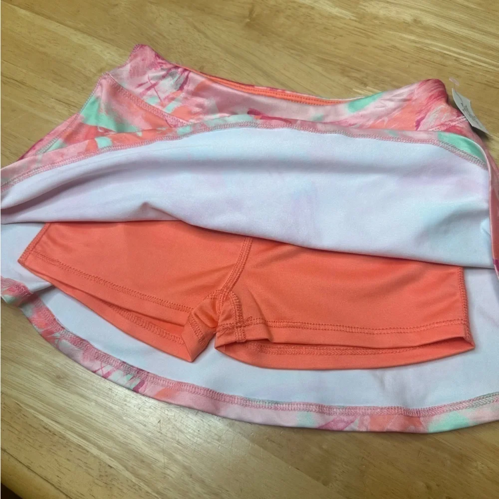 Ideology Lot Of Girls Size 5 Spring Green Floral Shorts And Pink Skort  NWT